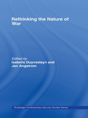 cover image of Rethinking the Nature of War